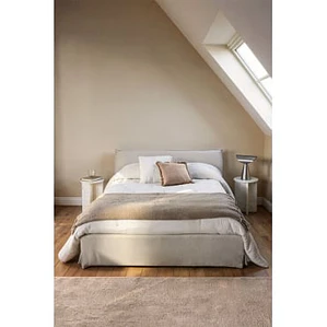 Velora · Cama infantil con canapé en chenilla 90x190