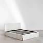 Velora · Cama infantil con canapé en chenilla 90x190 - Miniatura 5