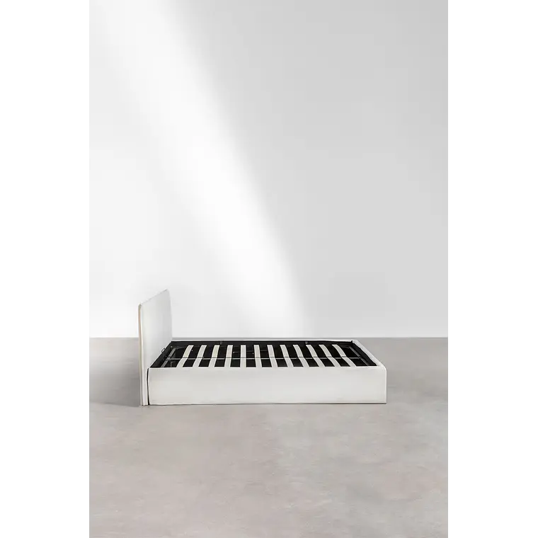Velora · Cama infantil con canapé en chenilla 90x190 7
