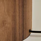 Lámpara de mesa con base cilíndrica en madera de acacia - Miniatura 6