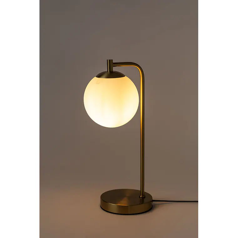 Lámpara de mesa con bola de cristal 4