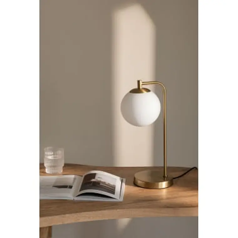 Lámpara de mesa con bola de cristal 10