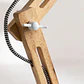 Lámpara de mesa en madera y hierro - Miniatura 8