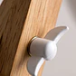 Lámpara de mesa en madera y hierro - Miniatura 9