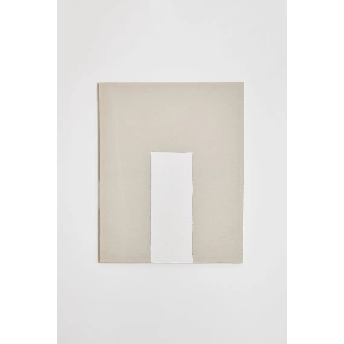 Lienzo decorativo 80x100 cm en lino con textura de escayola Soria 3