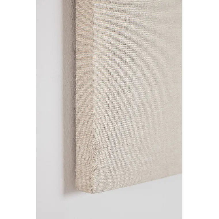 Lienzo decorativo 80x100 cm en lino con textura de escayola Soria 4