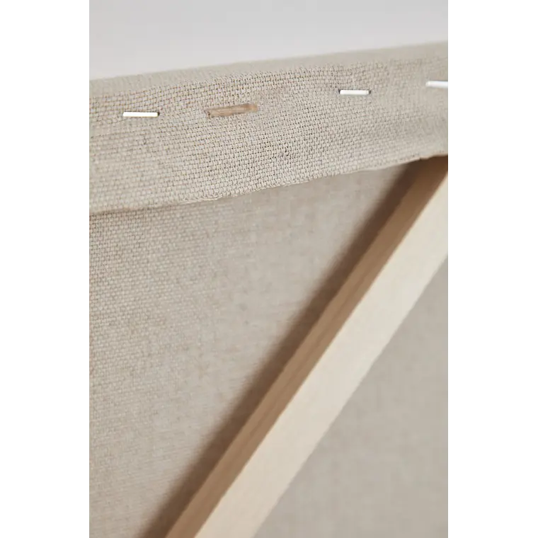 Lienzo decorativo 80x100 cm en lino con textura de escayola Soria 7
