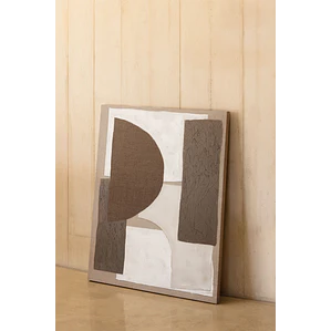 Lienzo decorativo 80x100 cm pintado a mano Dorea