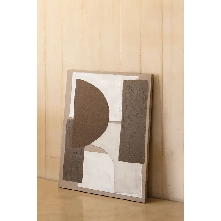 Lienzo decorativo 80x100 cm pintado a mano Dorea 1