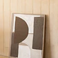 Lienzo decorativo 80x100 cm pintado a mano Dorea - Miniatura 1