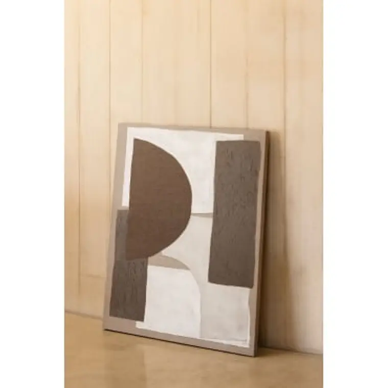 Lienzo decorativo 80x100 cm pintado a mano Dorea 8