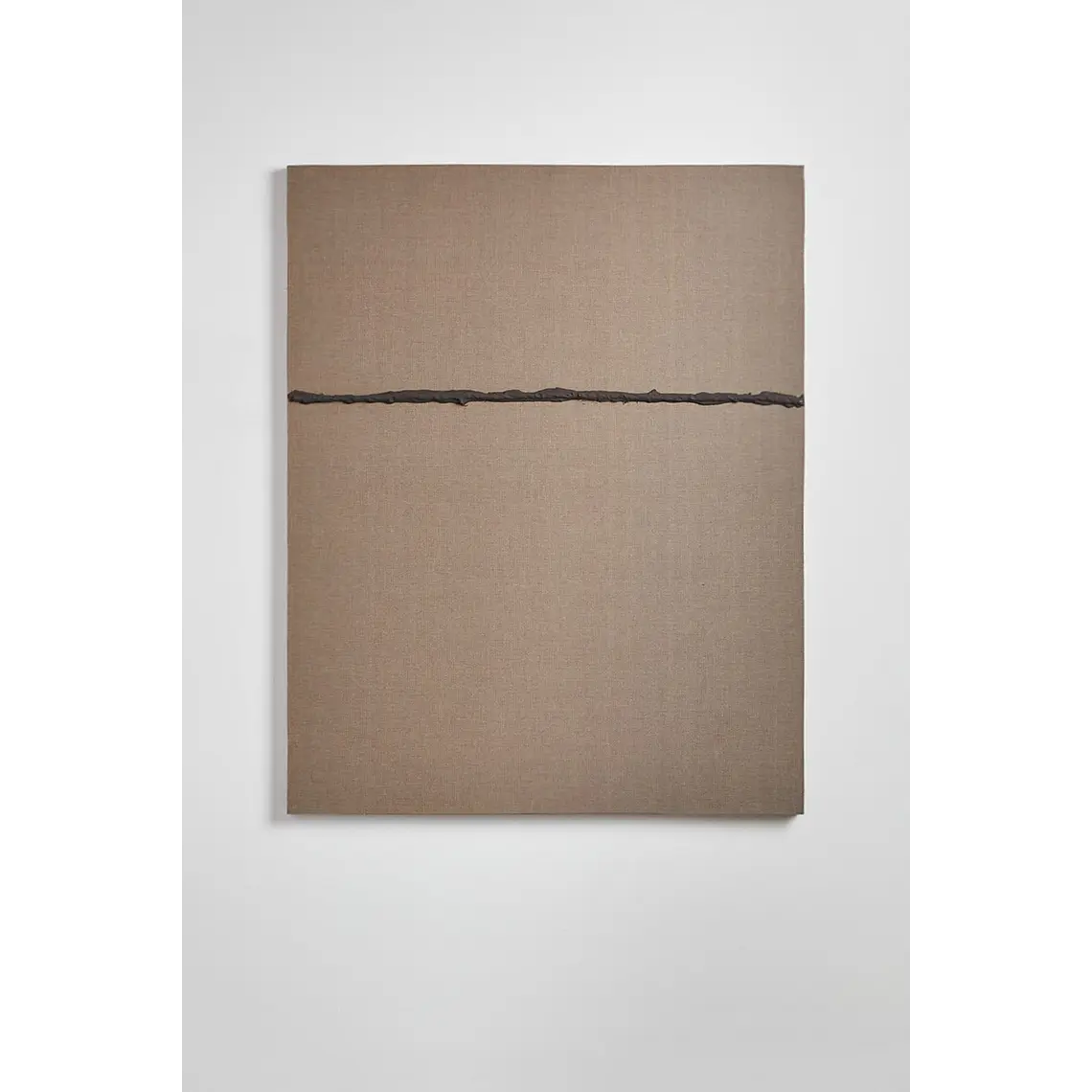 Lienzo decorativo 80x100 cm pintado a mano sobre lino con relieve de escayola Pavia 3