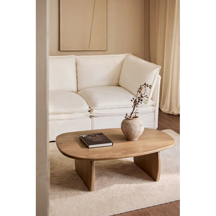 Alaro · Mesa de centro en acabado madera de 110 cm 1