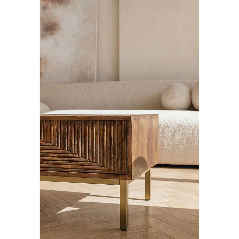 Alian · Mesa de centro en acabado madera de 100 cm 2