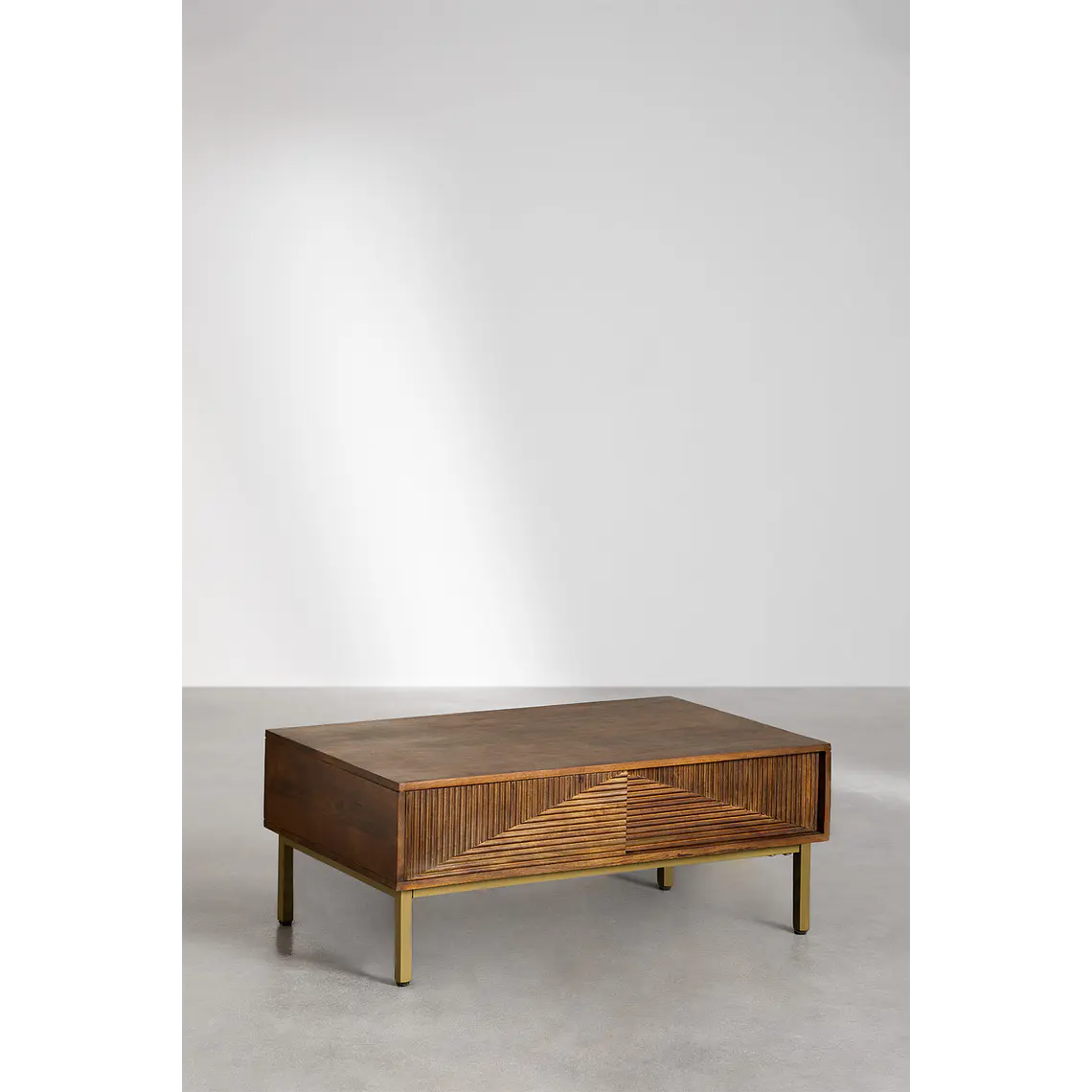 Alian · Mesa de centro en acabado madera de 100 cm 3