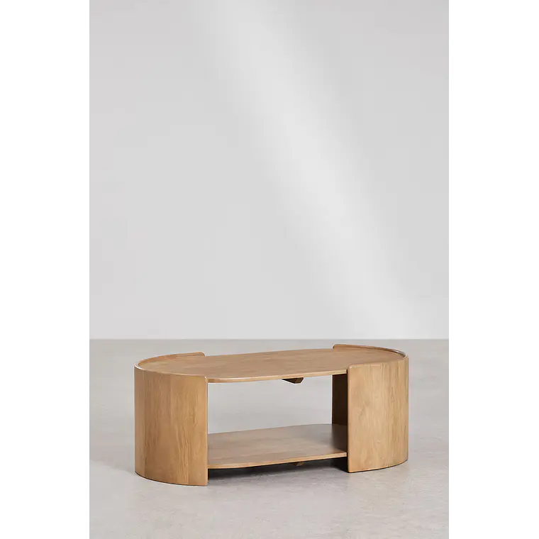 Arsel · Mesa de centro en acabado madera de 110 cm 4