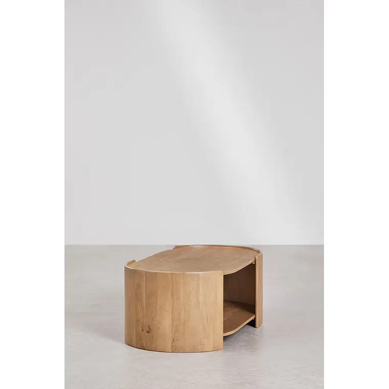 Arsel · Mesa de centro en acabado madera de 110 cm 5