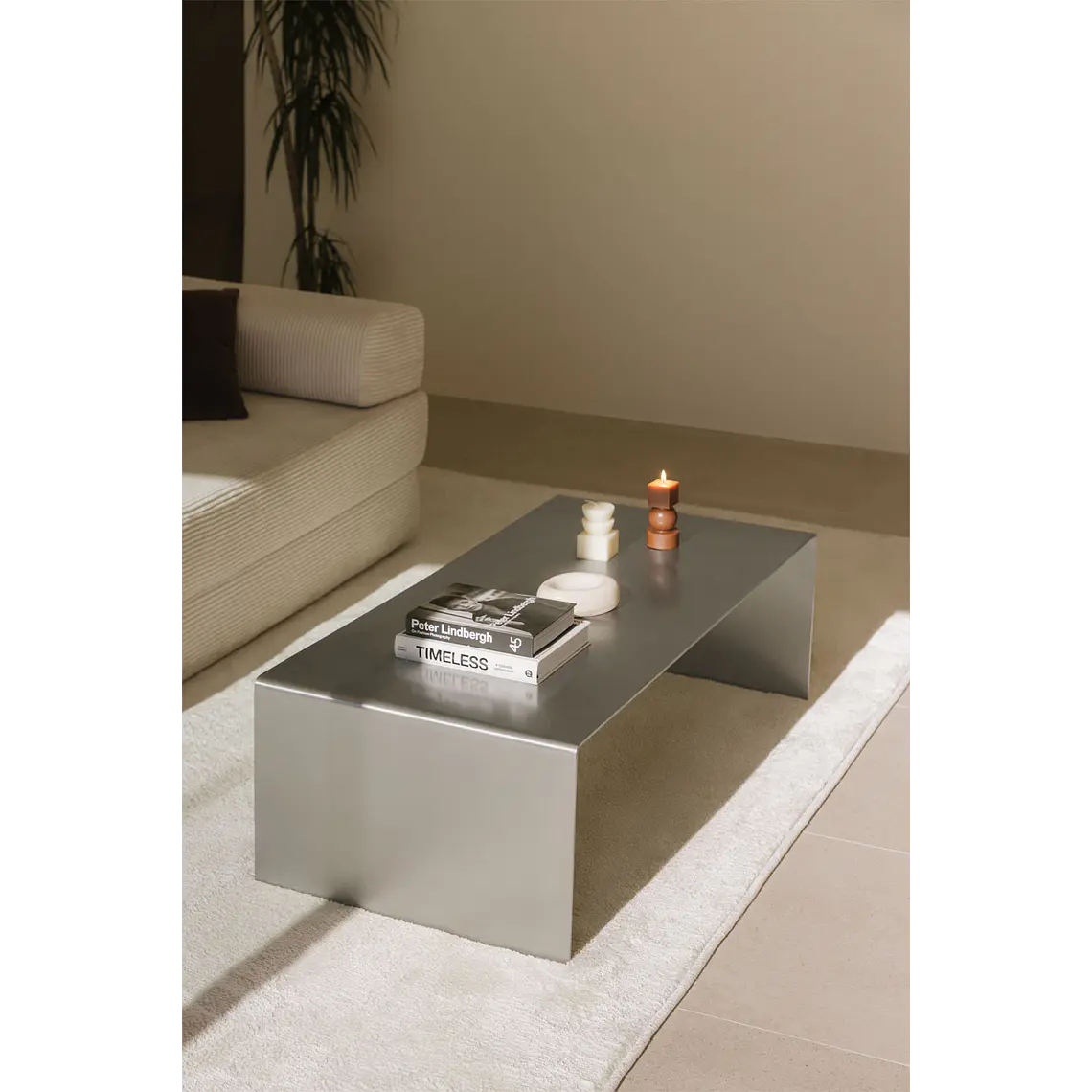 Enaeris · Mesa de centro en metal de 110 cm 1