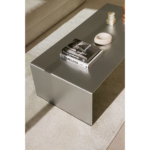 Enaeris · Mesa de centro en metal de 110 cm