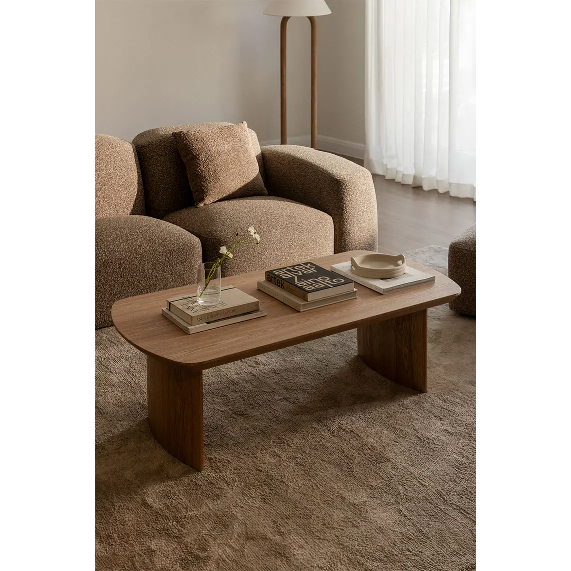 Enaeva · Mesa de centro en acabado madera de 120 cm 1