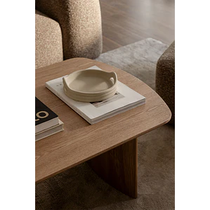 Enaeva · Mesa de centro en acabado madera de 120 cm