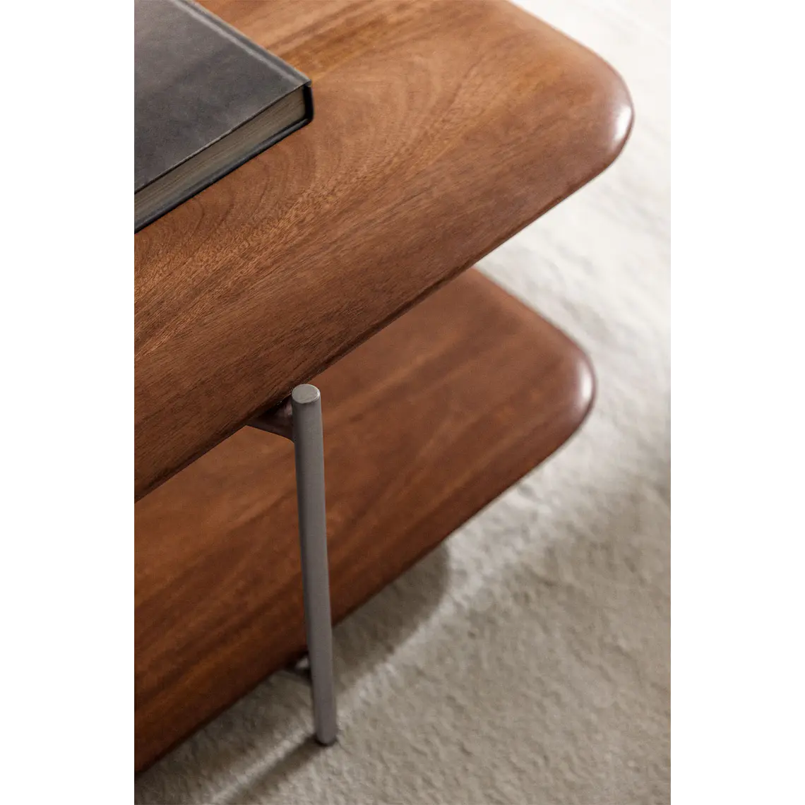 Evoora · Mesa de centro en acabado madera de 120 cm 2