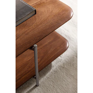Evoora · Mesa de centro en acabado madera de 120 cm