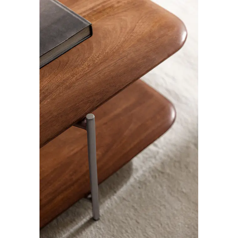 Evoora · Mesa de centro en acabado madera de 120 cm 2