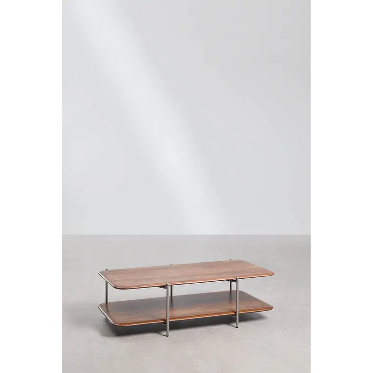 Evoora · Mesa de centro en acabado madera de 120 cm 3