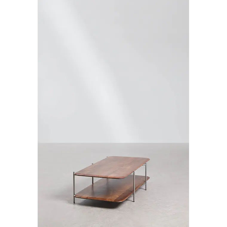Evoora · Mesa de centro en acabado madera de 120 cm 4