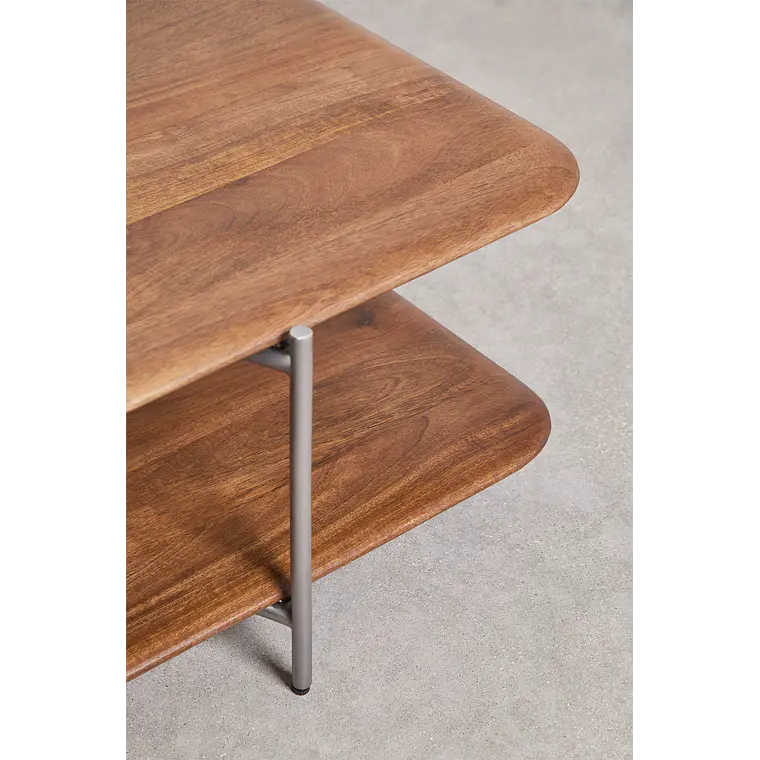 Evoora · Mesa de centro en acabado madera de 120 cm 7