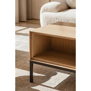 Lulen · Mesa de centro en acabado madera de 120 cm