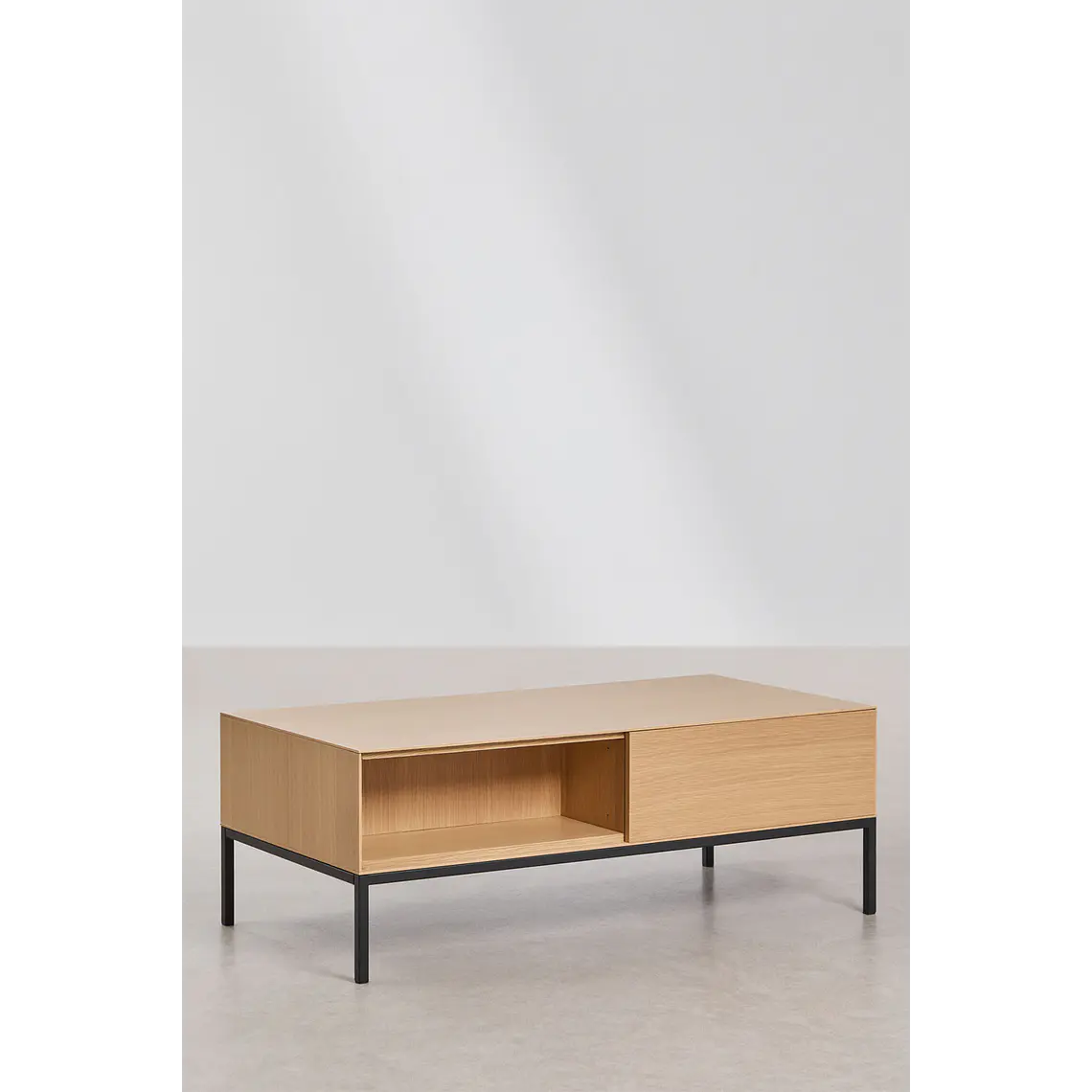 Lulen · Mesa de centro en acabado madera de 120 cm 3