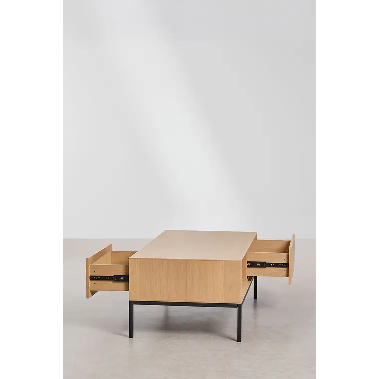 Lulen · Mesa de centro en acabado madera de 120 cm 4