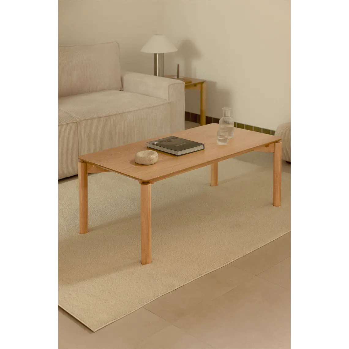 Lumaria · Mesa de centro en acabado madera de 120 cm 1