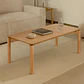Lumaria · Mesa de centro en acabado madera de 120 cm - Miniatura 1