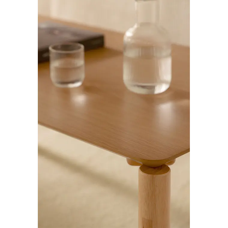 Lumaria · Mesa de centro en acabado madera de 120 cm 3