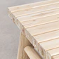 Mesa de centro para jardín cuadrada 80x80 cm en madera de teca Fioria - Miniatura 4