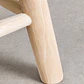 Mesa de centro para jardín cuadrada 80x80 cm en madera de teca Fioria - Miniatura 5