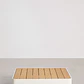 Mesa de centro para jardín cuadrada 90x90 cm en aluminio y madera de teca Gavena - Miniatura 5
