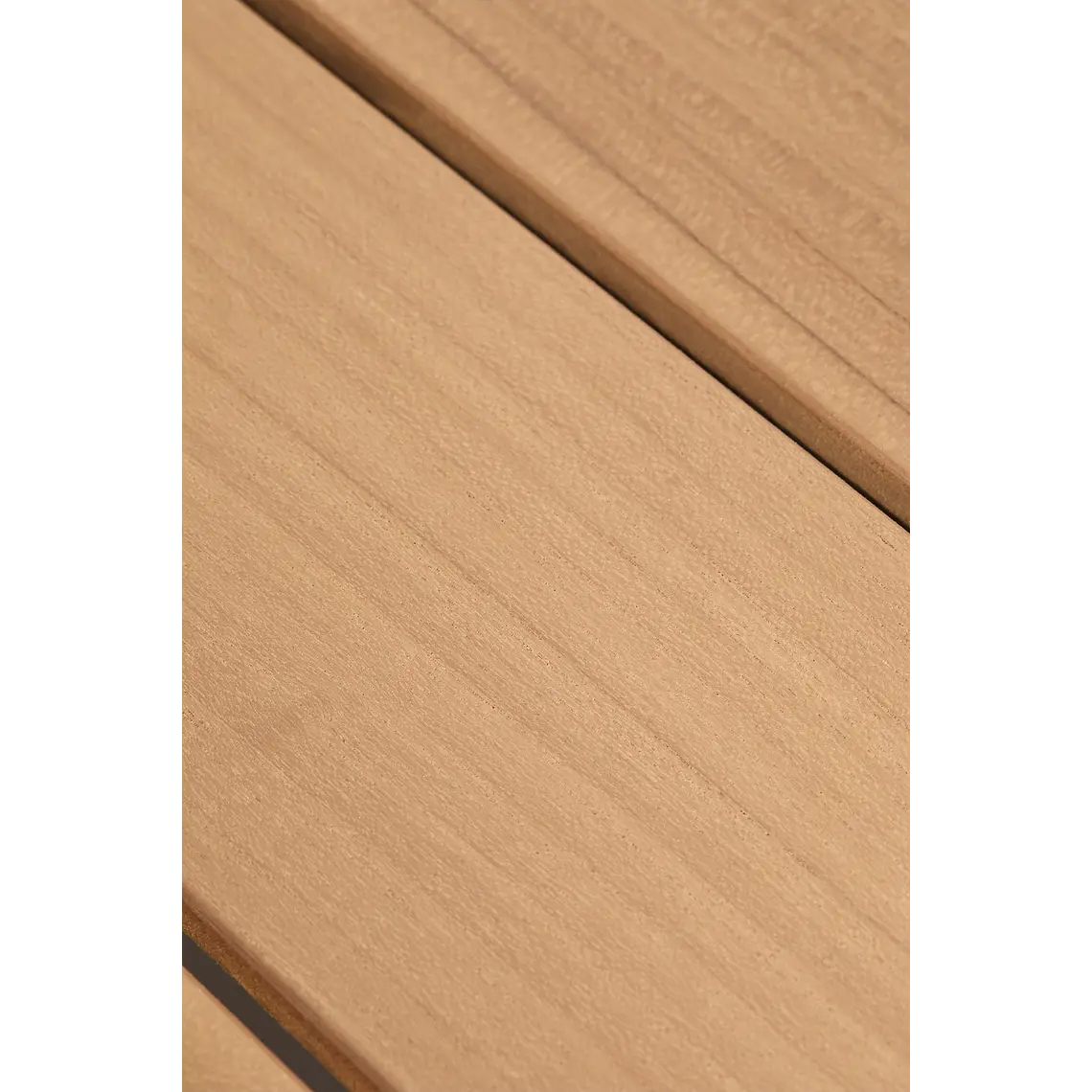 Mesa de centro para jardín cuadrada 90x90 cm en aluminio y madera de teca Gavena 8