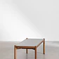 Mesa de centro para jardín en cemento y madera de acacia Damia - Miniatura 3