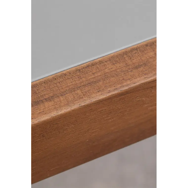 Mesa de centro para jardín en cemento y madera de acacia Damia 5