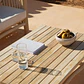 Mesa de centro para jardín rectangular 120x80 cm en madera de teca Erenia - Miniatura 2