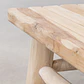Mesa de centro para jardín rectangular 120x80 cm en madera de teca Erenia - Miniatura 5