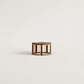 Mesa de centro para jardín redonda Ø70 cm en madera de acacia y cuerda trenzada Branova - Miniatura 8