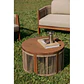 Mesa de centro para jardín redonda Ø70 cm en madera de acacia y cuerda trenzada Branova - Miniatura 10