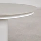Mesa de centro para jardín redonda Ø90 cm en piedra sinterizada y aluminio Torena - Miniatura 3