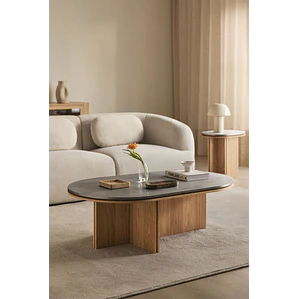 Talian · Mesa de centro en metal de 120 cm
