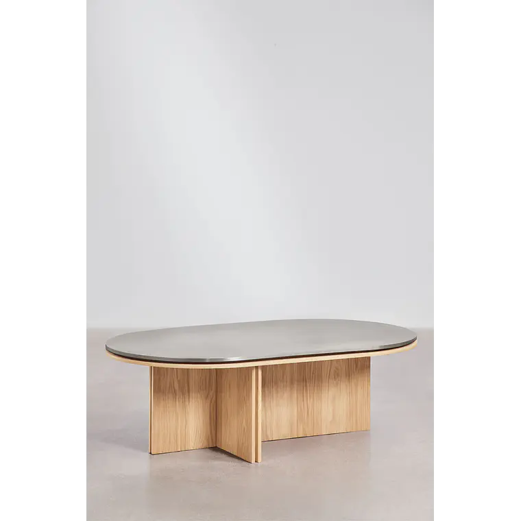 Talian · Mesa de centro en metal de 120 cm 3